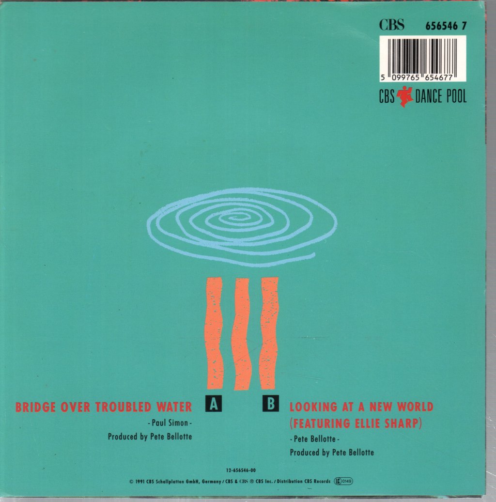 Pjb Featuring Hannah And Her Sisters - Bridge Over Troubled Water - 7 Inch