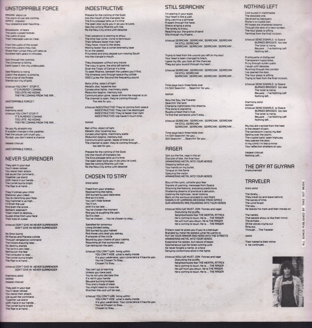 Agent Steel - Unstoppable Force - Lp