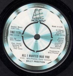 Billy Preston And Syreeta - It Will Come In Time - 7 Inch