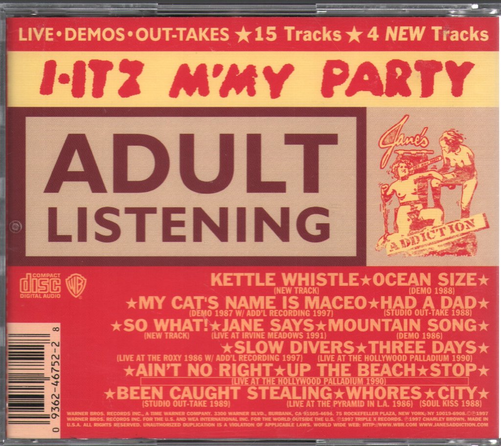 Jane's Addiction - Kettle Whistle - Cd
