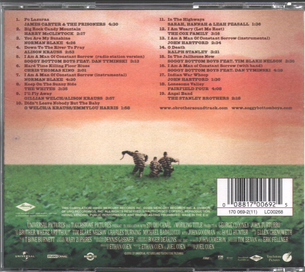 O Brother, Where Art Thou? - Music From The Motion Picture - Cd