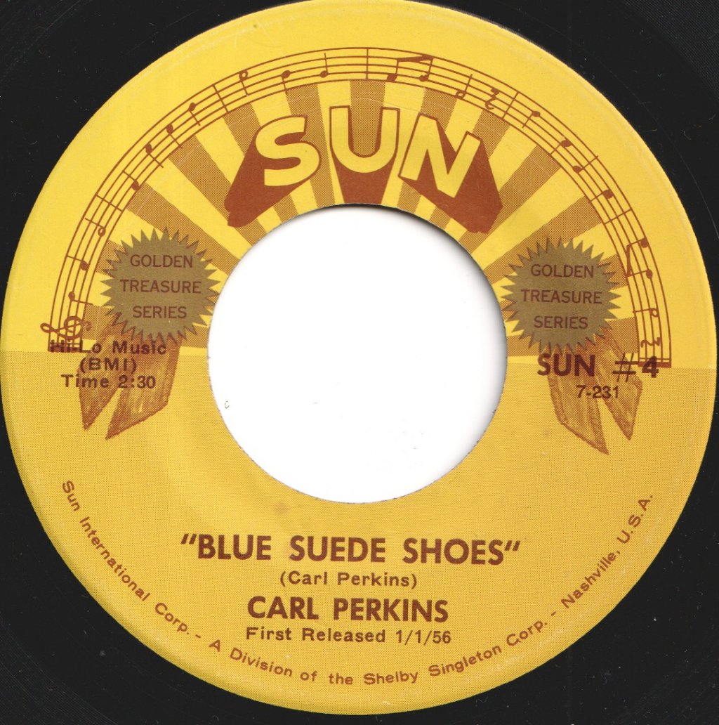 Carl Perkins - Blue Suede Shoes / Honey, Don't - 7 Inch