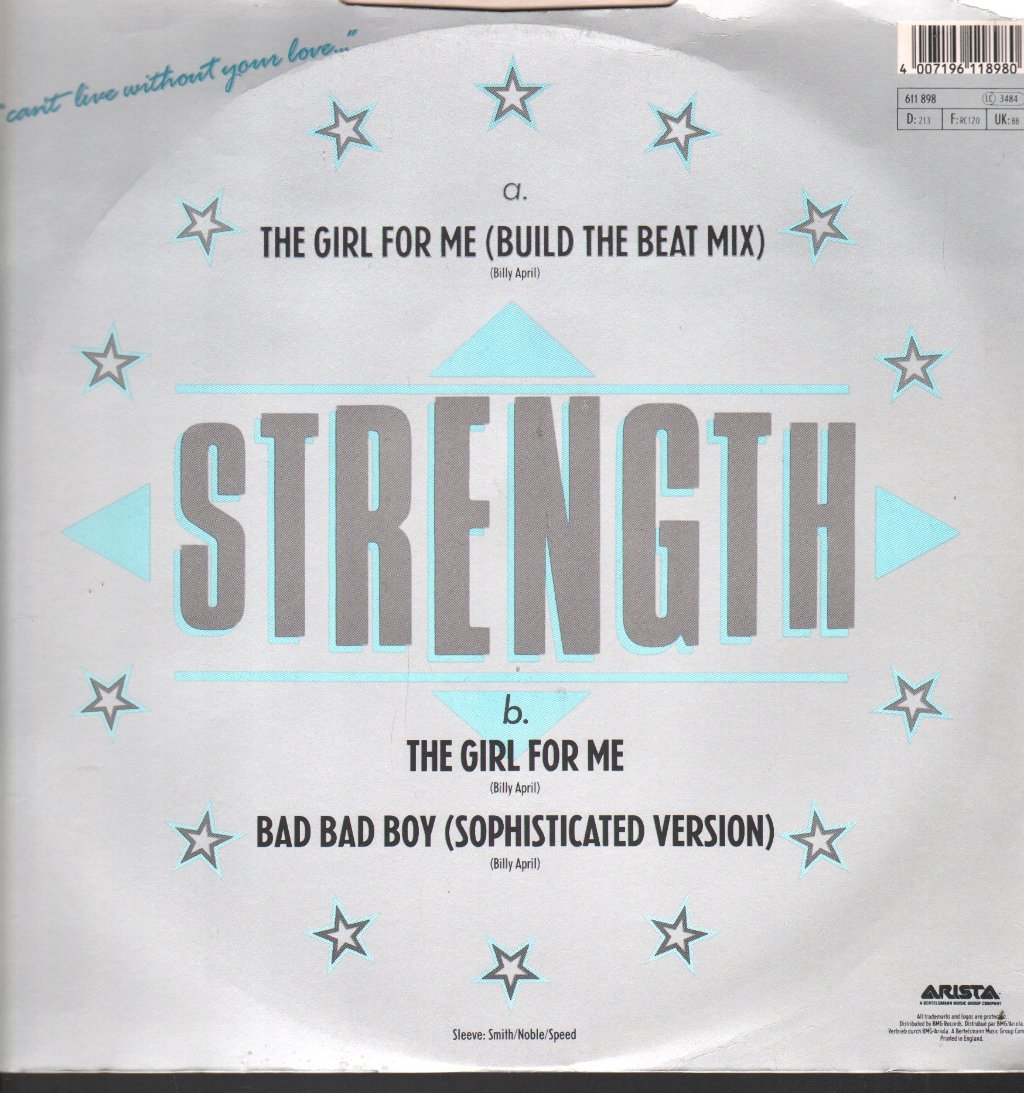 Strength - Girl For Me - 12 Inch
