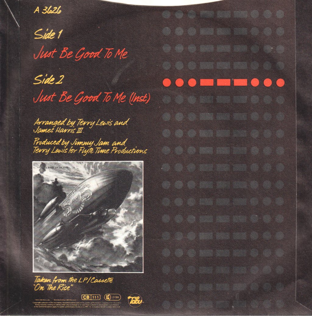 S.O.S. Band - Just Be Good To Me - 7 Inch