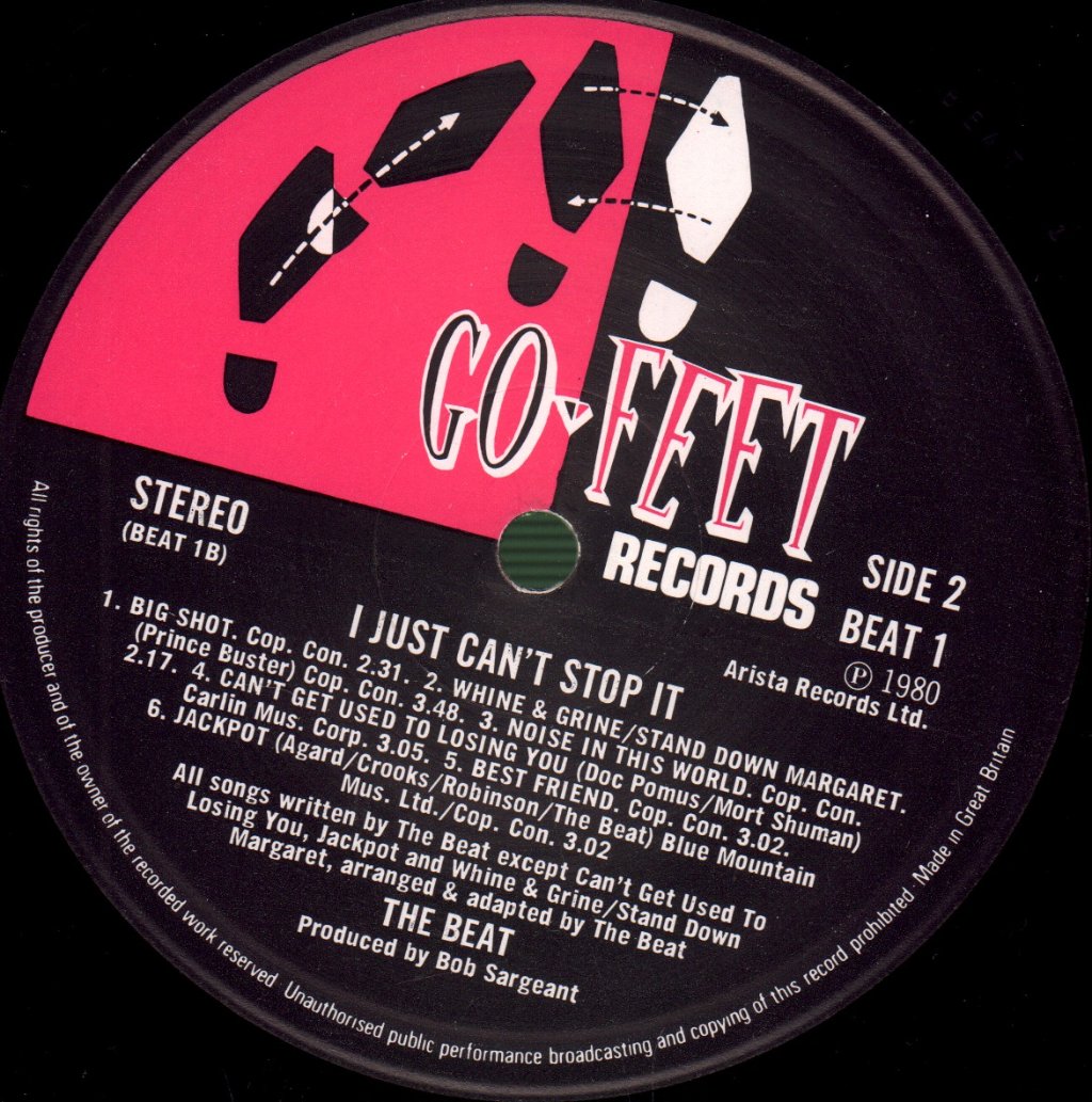 Beat - I Just Can't Stop It - Lp