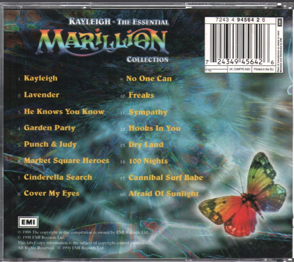 Marillion - Kayleigh The Essential Collection - Cd