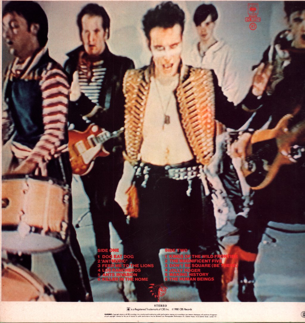 Adam And The Ants - Kings Of The Wild Frontier - Lp