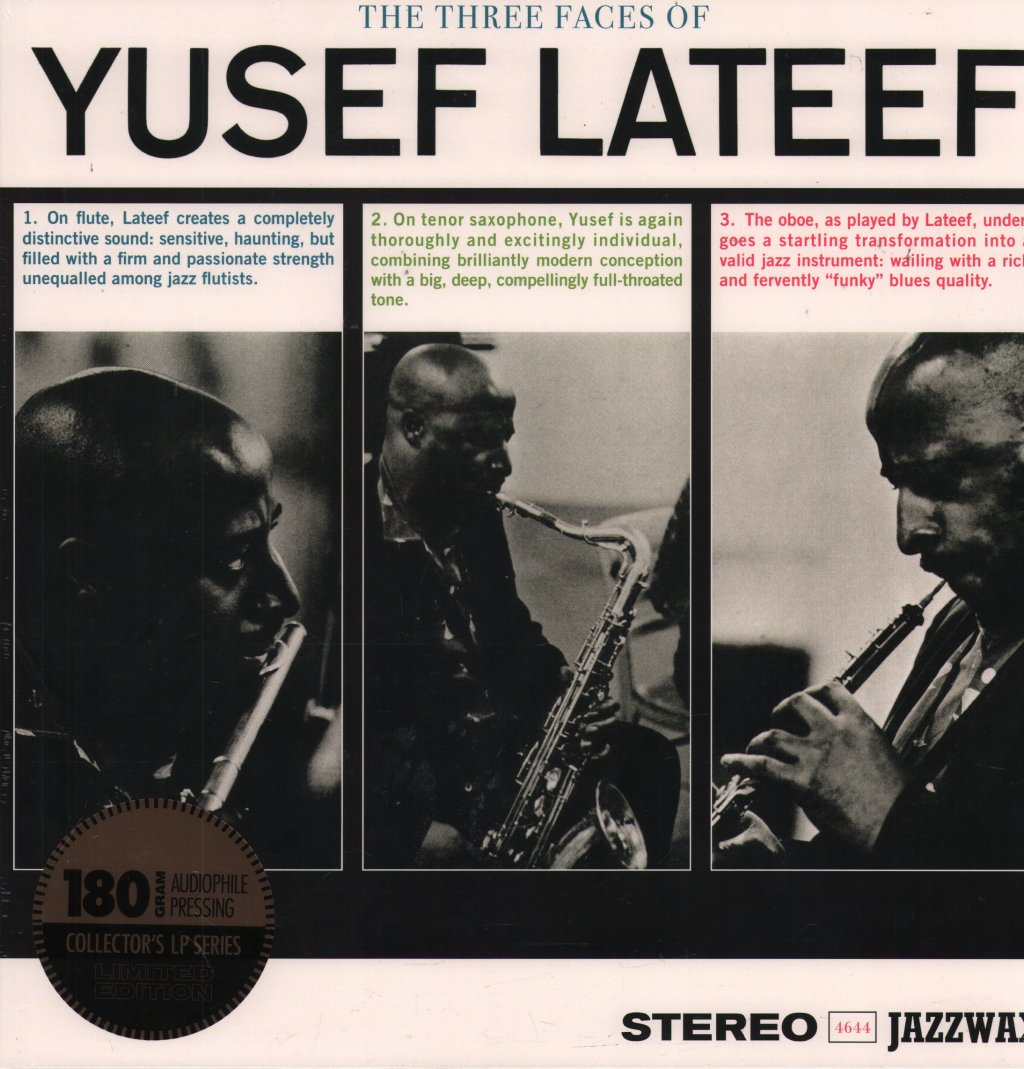 Yusef Lateef - Three Faces of Yusef Lateef - Lp