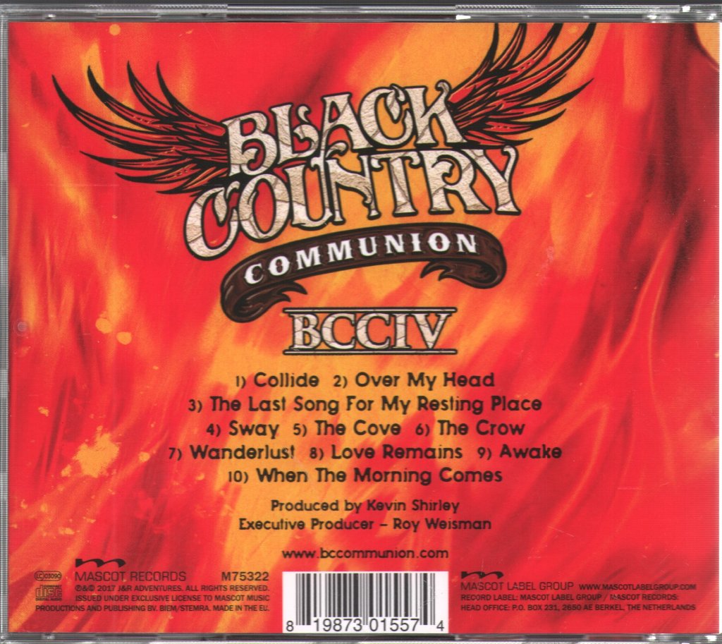 Black Country Communion - BCCIV - Cd