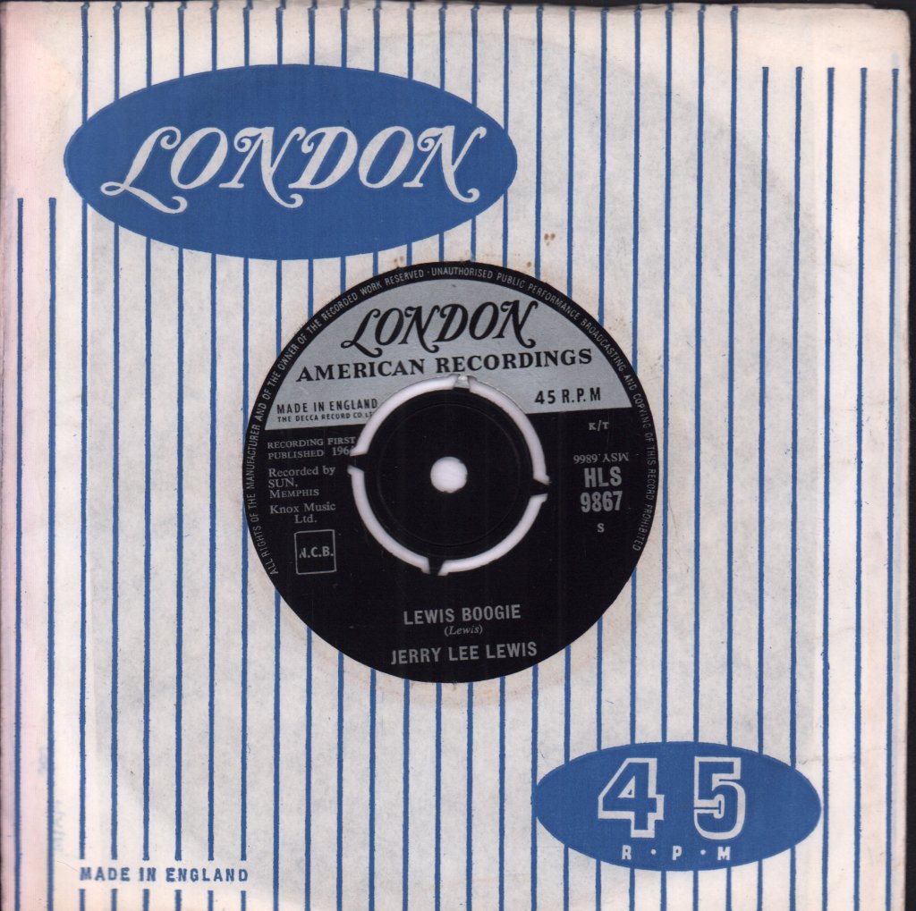 Jerry Lee Lewis - Lewis Boogie - 7 Inch