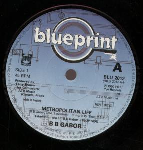 B.b.gabor - Metropolitan Life - 7 Inch