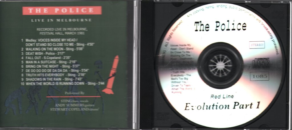 Police - Live in Melbourne 1981 (Parts 1 & 2) - Double Cd