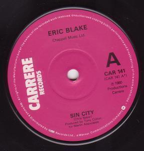 Eric Blake - Sin City - 7 Inch