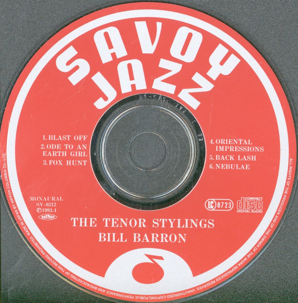 Bill Byron - Tenor Stylings Of - Cd