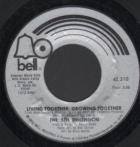 5th Dimension - Living Together Growing Together - 7 Inch