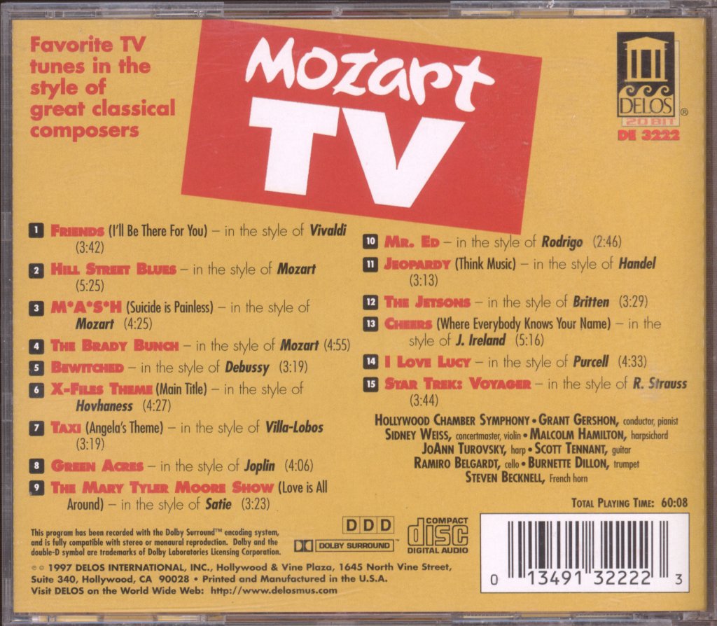 Various Artists - Mozart TV - Cd