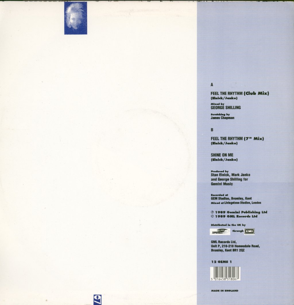 Nikki Sheridon - Feel The Rhythm - 12 Inch