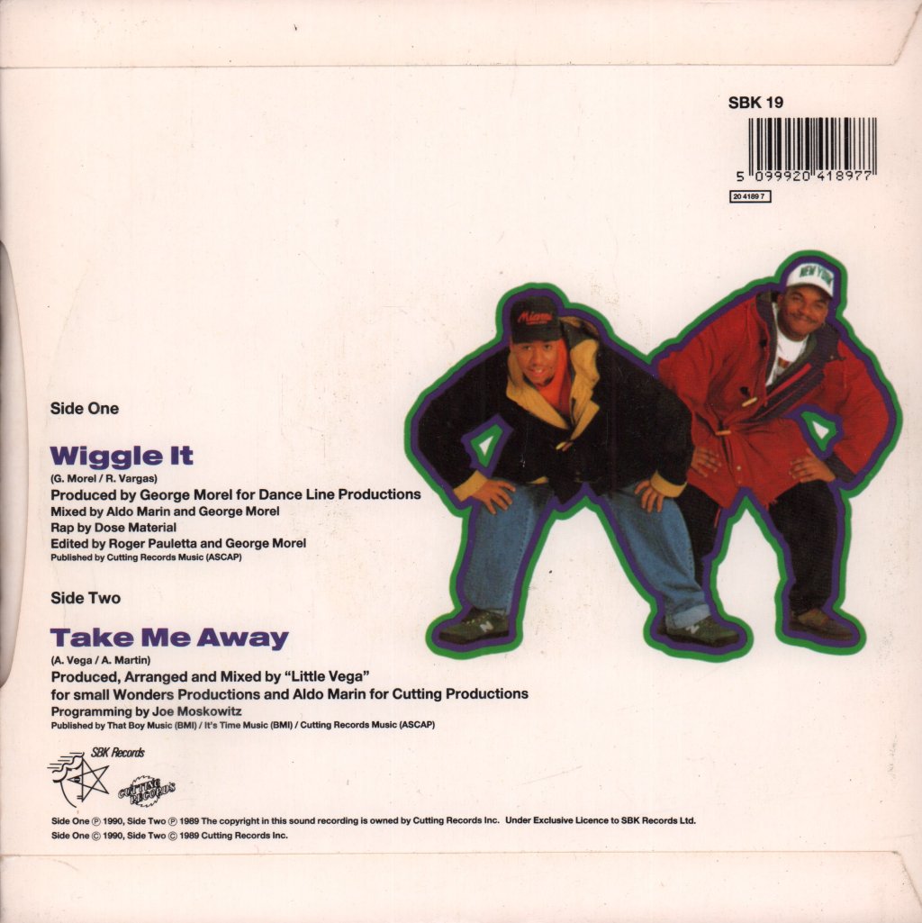 2 In A Room - Wiggle It - 7 Inch