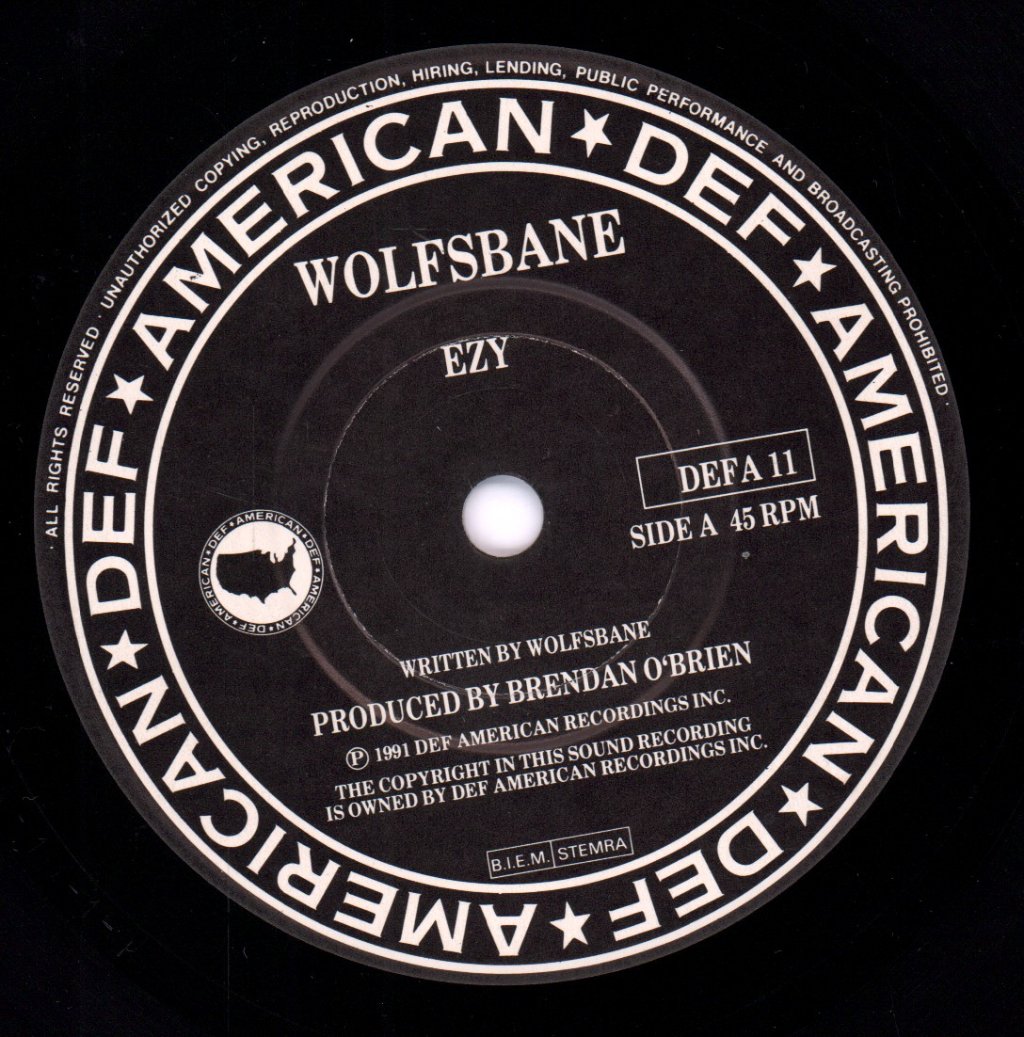 Wolfsbane - Ezy - 7 Inch