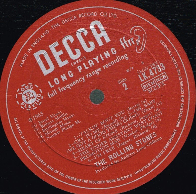 Rolling Stones - Out Of Our Heads - Lp