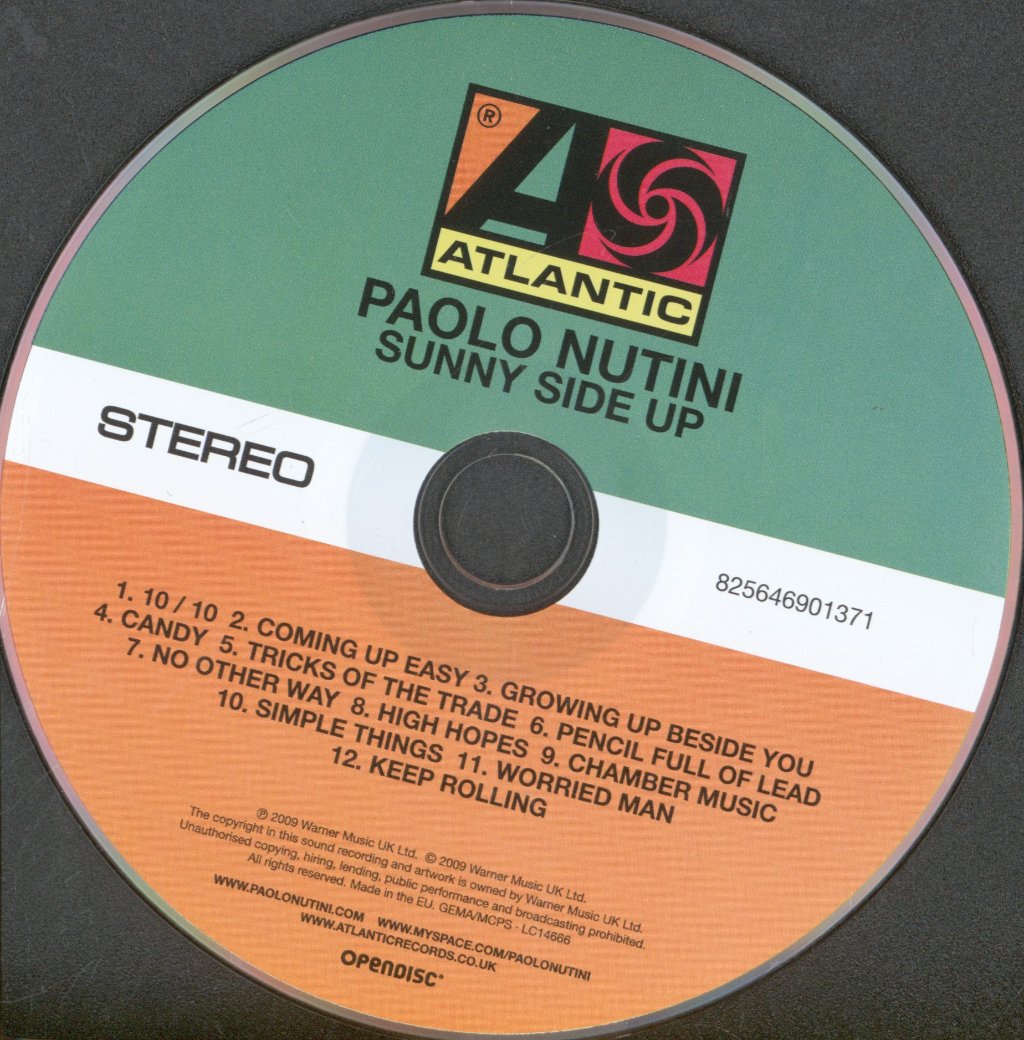 Paolo Nutini - Sunny Side Up - Cd