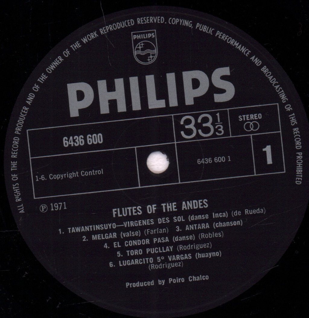 Flutes Of The Andes - Flutes Of The Andes - Lp