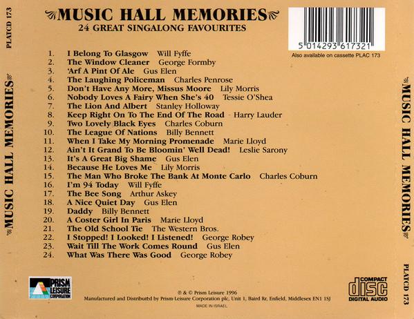 Various Artists - Music Hall Memories - Cd