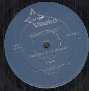 Zagada - Come Closer To Me Baby - 12 Inch