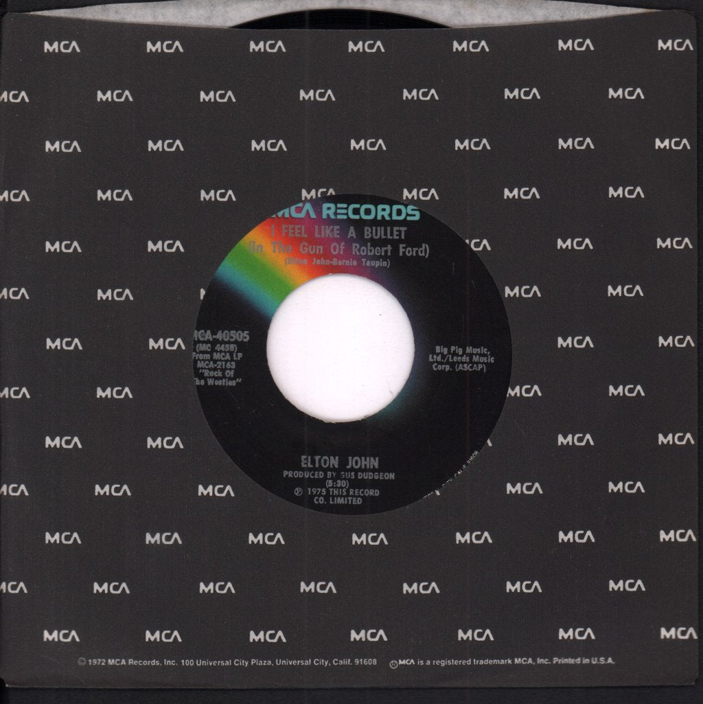 Elton John - Grow Some Funk Of Your Own - 7 Inch