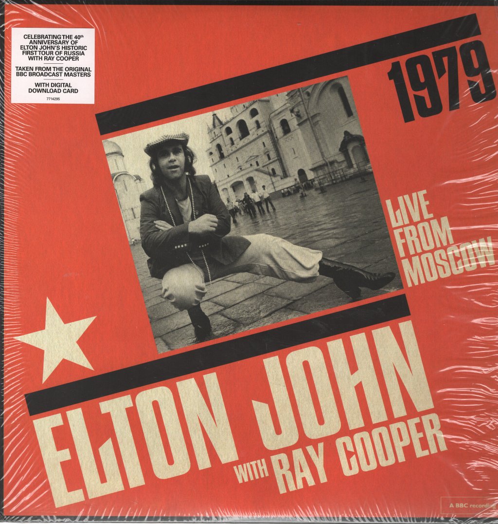 Elton John With Ray Cooper - Live From Moscow - Double Lp