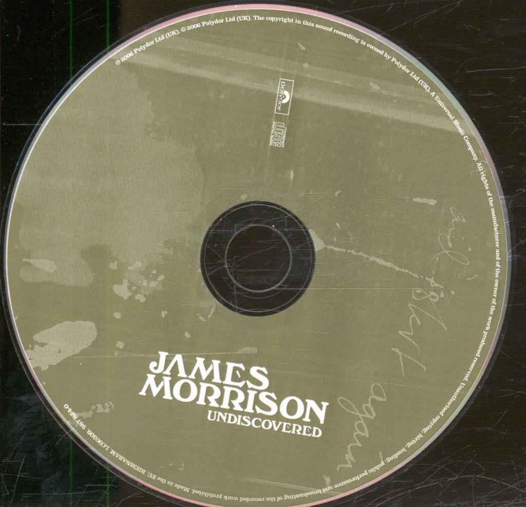 James Morrison - Undiscovered - Cd