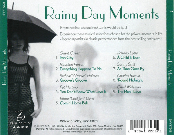 Rainy Day Moments - Rainy Day Moments - Cd