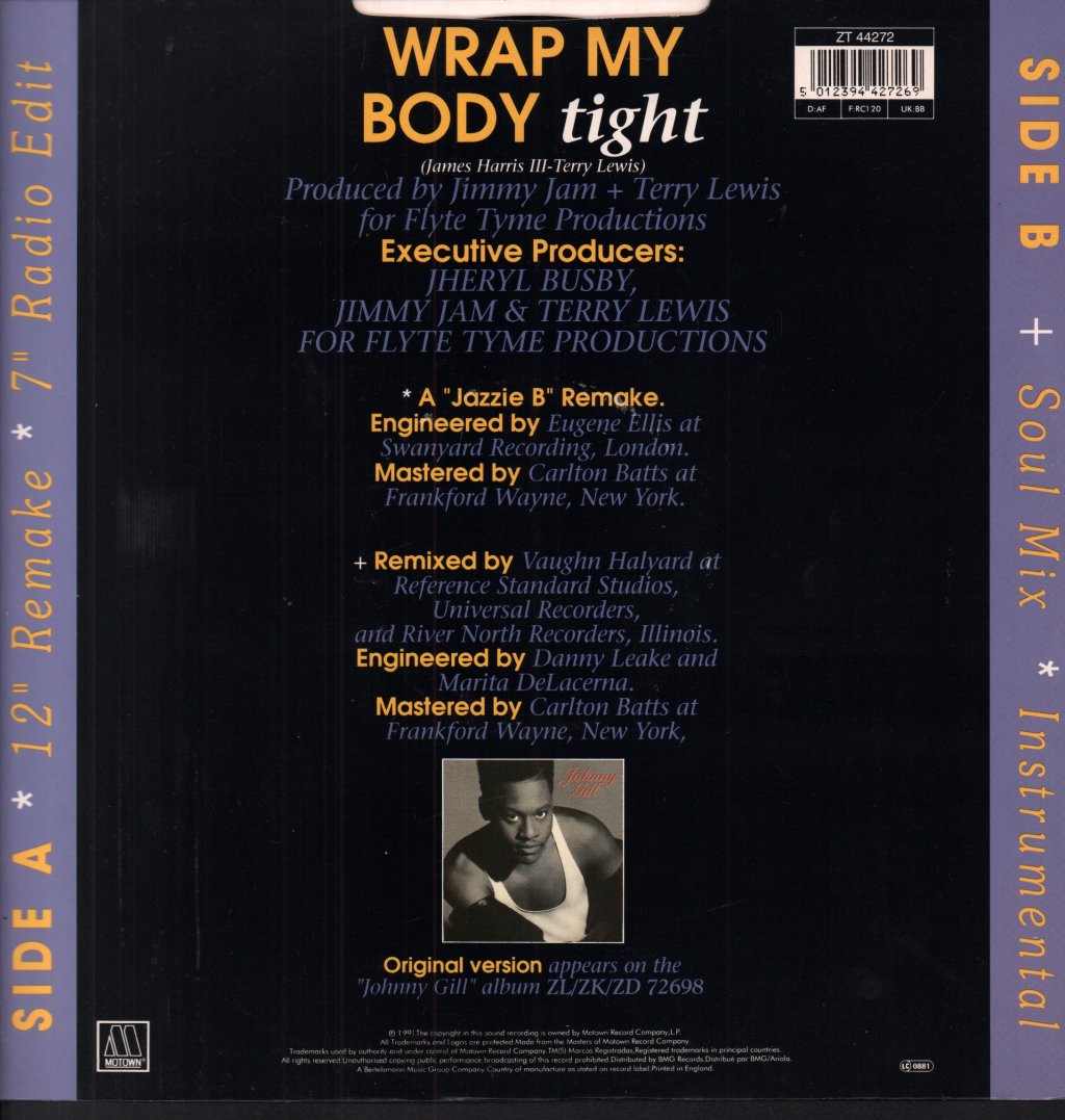 Johnny Gill - Wrap My Body Tight - 12 Inch