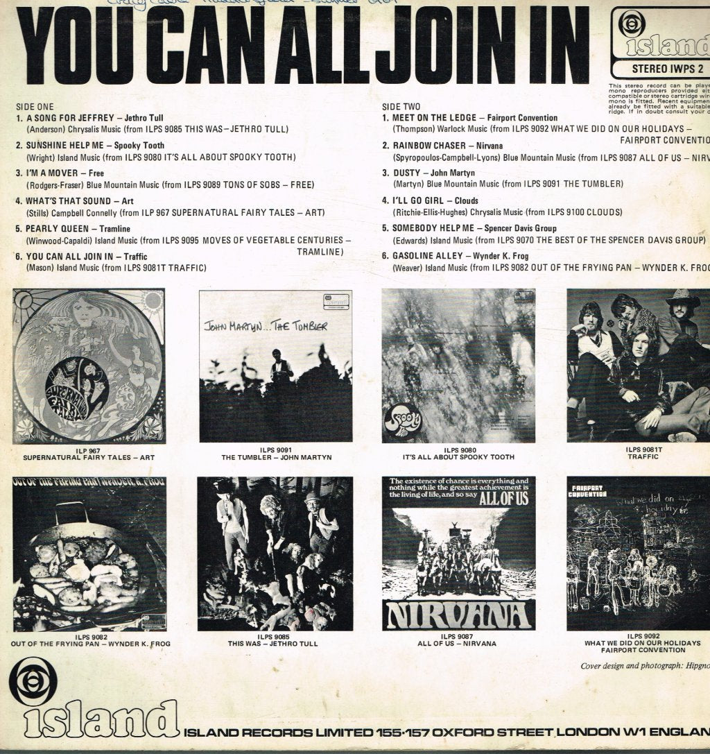 Various Artists - You Can All Join In - Lp
