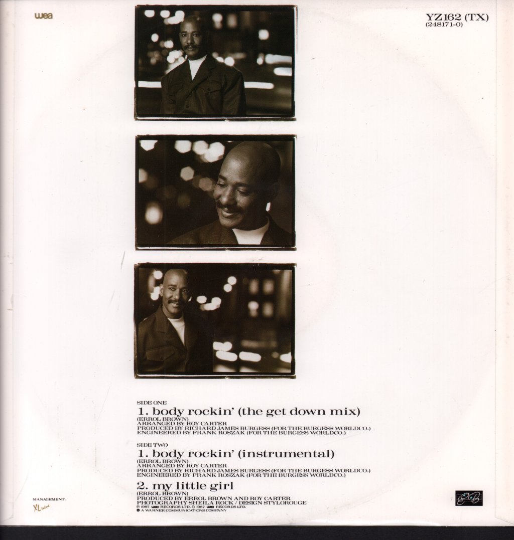 Errol Brown - Body Rockin' - 12 Inch