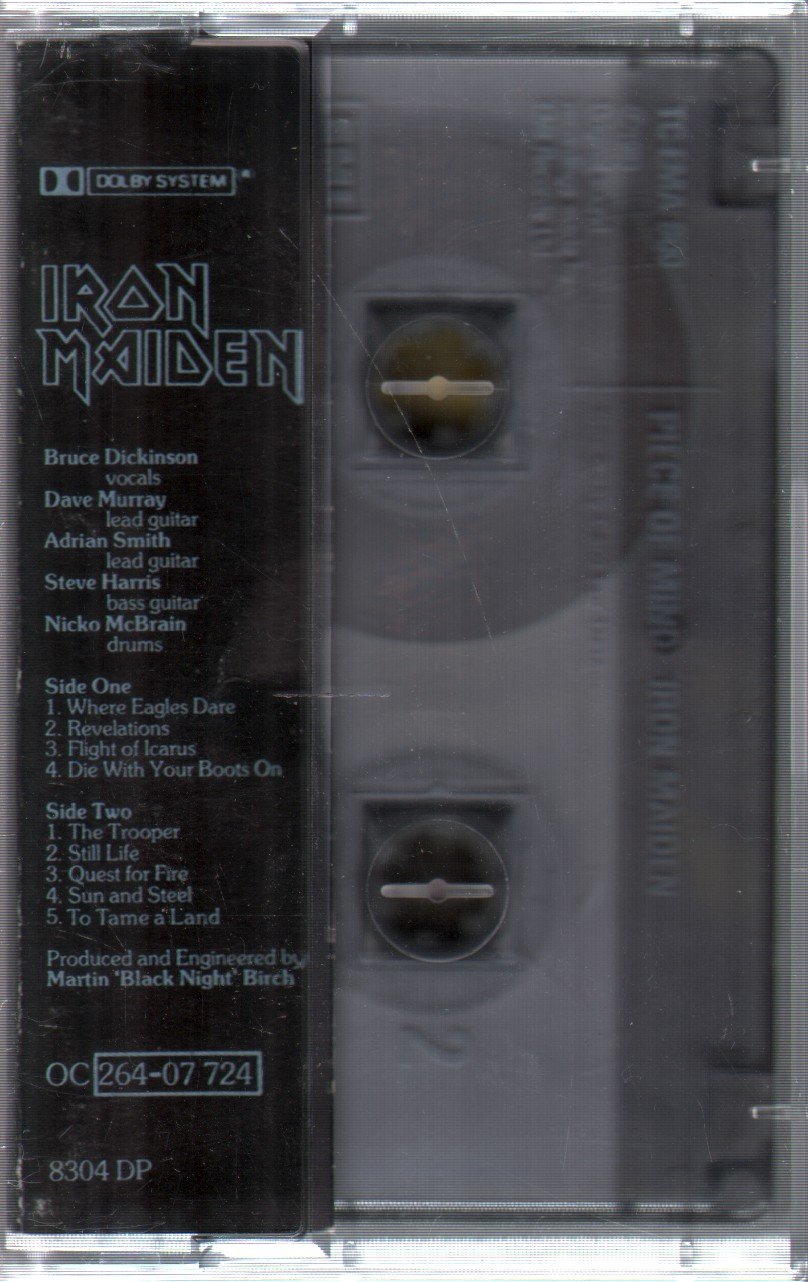 Iron Maiden - Piece Of Mind - Cassette