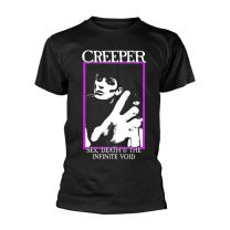 Creeper T Shirt Sex Death & the Infinite Void Band Logo Official Mens Black S - Small