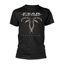 Fear Factory T Shirt Mechanize Band Logo Official Mens Black Xl - X-Large