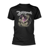 Whitesnake T Shirt Love Hunter Band Logo Official Mens Black Xxl - Xx-Large
