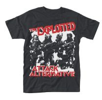 Exploited Attack T-Shirt Black S - Small