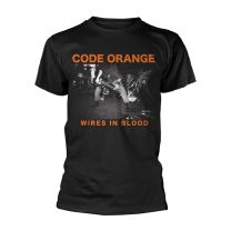 Code Orange Men's Wires In Blood T-Shirt Black - Small
