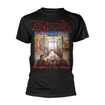 Exhorder Slaughter In the Vatican T-Shirt - Black - Large - Large