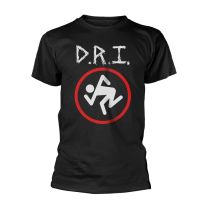 D.r.i. Dirty Rotten Imbeciles T Shirt Skanker Band Logo Official Mens Black M - Medium