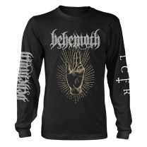 Behemoth T Shirt Lcfr Morning Star Rises Logo Official Mens Black Long Sleeve Medium