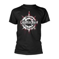 Carpathian Forest T Shirt Likeim Band Logo Black Metal Official Mens Black M - Medium