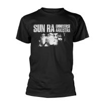Sun Ra T Shirt Omniverse Arkestra Distressed Logo Official Mens Black S - Small
