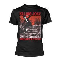 Killing Joke Wardance & Pssyche Men T-Shirt Black M, 100% Cotton, Regular - Medium