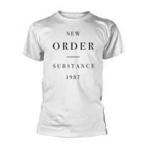 New Order Men's Substance T-Shirt White - Medium