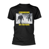 Lemonheads T Shirt Hate Your Friends Band Logo Official Mens Black S - Small