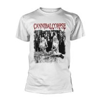Cannibal Corpse - Butchered At Birth White T-Shirt, Black, M - Medium